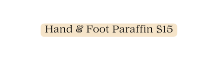 Hand Foot Paraffin 15